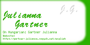 julianna gartner business card